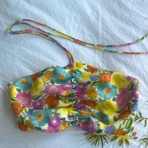 Zara Floral Crop Top